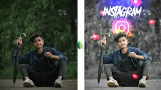 Snapseed Instagram Glowing Logo Photo Editing Tutorial// Trending Photo Editing// MG Editing Zone//