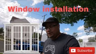 Bow window install
