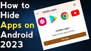 How to Hide Apps on Android 2023 | Hide Apps & Games | Android mobile me apps Kaise Hide Kare