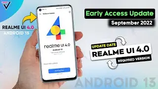 Realme UI 4.0 September Update List | Android 13 Update Date | Required Version | 4.0 How To Apply⚡⚡