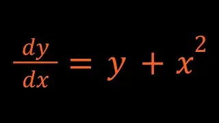A Non-Homogeneous Differential Equation