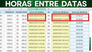 How to Calculate Hours Between Dates in Excel | Real Practical Example | Logistics Delivery Sprea...