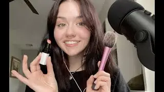 ASMR | doing my makeup and chatting with you :)