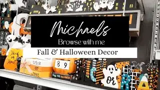 NEW! MICHAELS BROWSE WITH ME | AMAZING FINDS FOR FALL & HALLOWEEN! 🎃
