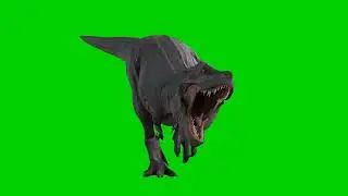 Dinosaur green screen