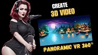 Best Free 3D AI Tools : Create 360 Panoramic Video from TEXT  !