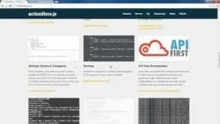 actionHero.js Getting Started