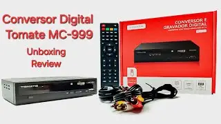 Conversor Digital Tomate MC 999 Unboxing, Review, Instalação e Teste Completo