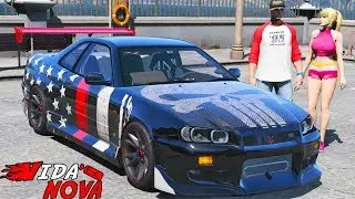 GTA 5: VIDA NOVA - JUSTICEIRO ESTÁ DE VOLTA! MEU CARRO ARRUMADO! - #38