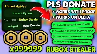 [NEW💸] Rubox Stealer Script! 🔥 - Pls Donate 🤑 | Keyless • Safe • Overpowered | Anukul Hub V4
