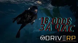 СКОЛЬКО МОЖНО ЗАРАБОТАТЬ НА ДАЙВИНГЕ ЗА ЧАС? ОБЗОР РАБОТЫ | DRIVE RP GTA 5 РЕАЛЬНАЯ ЖИЗНЬ