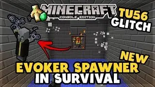 Minecraft XBOX/ PS4  - NEW - Evoker Spawner In Survival Glitch (TU57)