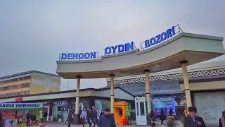 Алмалык, Ойдин базар и улицы. 2022 4K