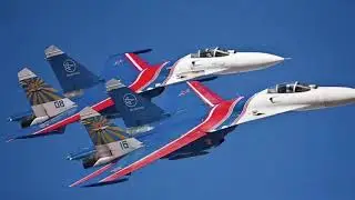 Показательные выступления пилотажной группы Русские Витязи в небе Новороссийска, 14.09.2019 г.