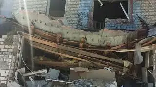 Славянск 30 Июля 2022 — разрушения на Пушкина и Лозановича