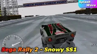 Sega Rally 2 - Snowy SS1 Lap Times Session - SplashWaveRacing [PAL]
