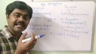 Set Operations in Discrete Mathematics|Intersection|Union|Disjoint|Difference|Symmetric Difference
