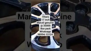 grand vitara 17 inch original alloy wheels diamond cut alloy wheels grand vitara genuine box pack