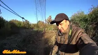 Ловля певчих птиц - Первые Чижи .Место для ловли, далеко за городом.