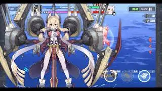 Azur lane - map 12-4 using common ships, level 100-105
