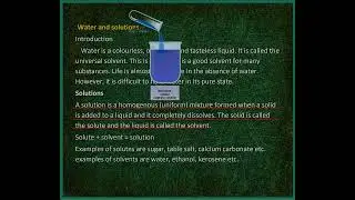 water and solutions #education #prepareforexam #science