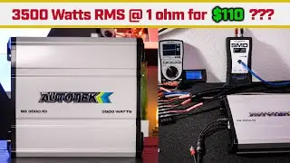 Autotek SS3500.1D - Testing 3500 Watts RMS @ 1 ohm!!! REAL Power Output Test