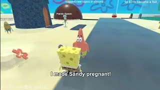 Patrick makes Sandy Pregnant Ai_Spongebob Is Wild