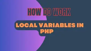 Local Variables in PHP (Hindi)