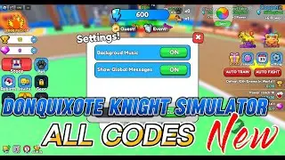 DonQuixote Knight Simulator All Codes & How to Redeem