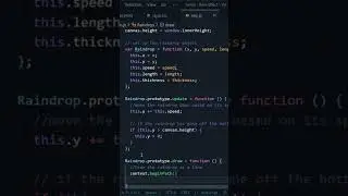 Rain Effect Background || HTML, CSS & JavaScript || 