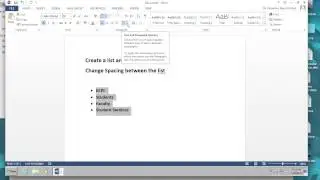 Bullet List Line Spacing