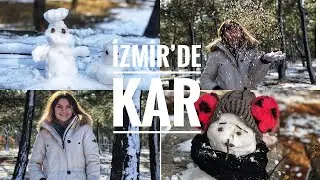 DÖRT YIL SONRA İZMİRDE KAR GÖRENLERİN VLOGU ❄️❤️
