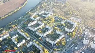 Коломна . С высоты птичьего полёта . Колычёво 2022