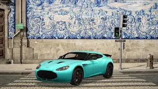 Aston Martin Zagato | Music Visualizer in Alpha and Green Screen