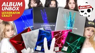 🌸UNBOXING LE SSERAFIM - CRAZY🌸4th Mini Album Reaction (Photobook,Compact) 르세라핌 크레이지 미니4집 앨범 언박싱