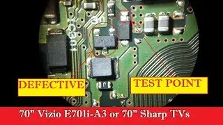 Vizio Panel test with T-Con RUNTK5261TP for E701i-A3 and more TVs with Sharp panel