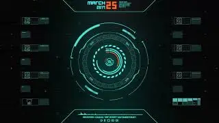 NOC - Sound design ( Futuristic OS HUD UI Animation )