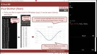 11.1 - File Output in C
