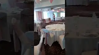 Пудровое оформление свадьбы