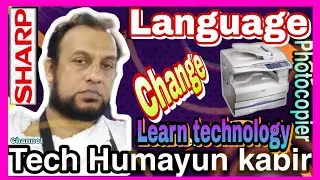 How to change sharp language content AR-5625 AR-5631 AR M256 AR-M257 AR-M258  