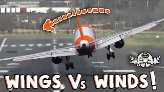 Bouncing, Bolting & Battling! (Pilots WRESTLE with BRUTAL CROSSWINDS)