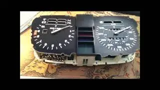 BMW K75 Speedometer Faceplate Change