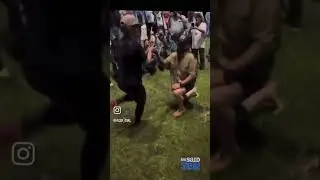 When the custom piece is picked up…is when the real magic takes place. A Houston Rodeo proposal!