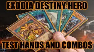 HOW TO PLAY A EXODIA DESTINY HERO DECK! TEST HANDS AND COMBOS! (APRIL 2021) YUGIOH!