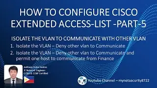 ACCESS-LIST | PART-5 | DENY OTHER VLAN | EXTENDED ACCESS-LIST
