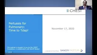 Pertussis for Pulmonary: Time to Tdap!