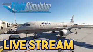 Microsoft Flight Simulator -  AEGEAN OPS - 320 Fenix Happy FRIDAY!