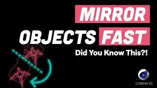 How you can trick the Cinema 4D parameters to mirror objects!