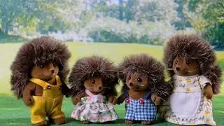 СЕМЬЯ ЁЖИКОВ СУПЕР ЧИСТЮЛИ? | stop-motion sylvanian families