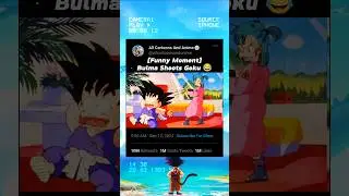 Bulma Shoots Goku 😂 #goku #dbz #funny #shorts 🔥🔥